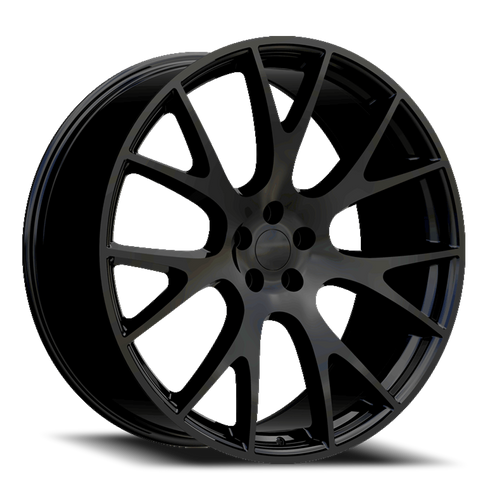 DOORBUSTER PRICING! - Replica 218 Wheel 24x10 5x139.7 Black 30mm | REP218-24170B