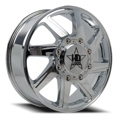 Luxxx Hd Lhd14 Dually Wheel 20x8.25 8x200 Chrome 115mm | DUALLYHD14-208258200-115X-C-F