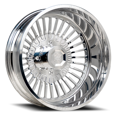 Luxxx Hd Forged Forged Hd06 Dually Wheel 26x8.25 8x200 Polished -156mm - MINIMUM PURCHASE OF 4 WHEELS | FGDUALLYHD06268258200-156X-GR