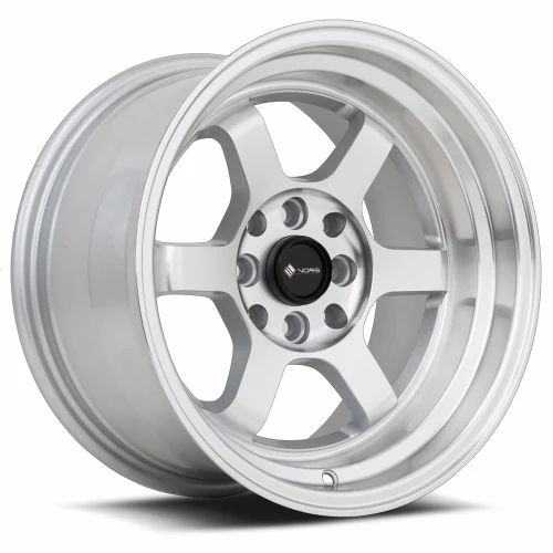 Vors Tr7 Wheels Rims 15x8 4x98 Silver Machined W/ Machined Lip 0mm | TR0715808H0S-498