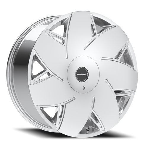 DOORBUSTER PRICING! - Strada S67 Turbina Wheel 22x9 5x112 & 5x115 Chrome 35mm - FREE T-SHIRT INCLUDED! | S6729050235C