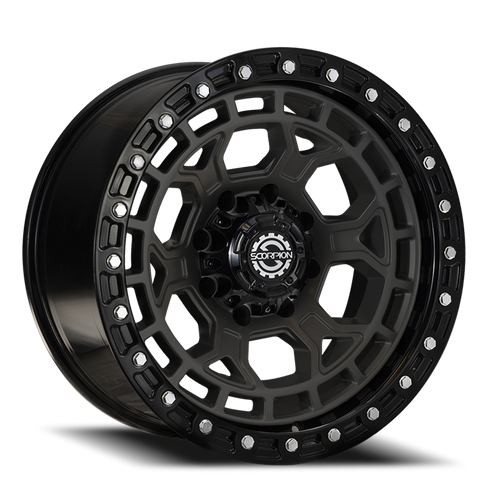Scorpion Nomad Wheel 20x10 8x165.1 Matte Black -19mm | ND-2010865-19MB