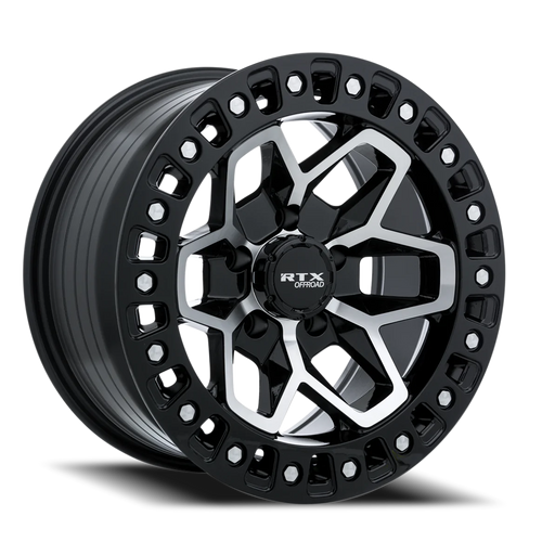 DOORBUSTER PRICING! - Rtx Zion Wheel 20x9 6x139.7 Gloss Black Machined 0mm | 83028