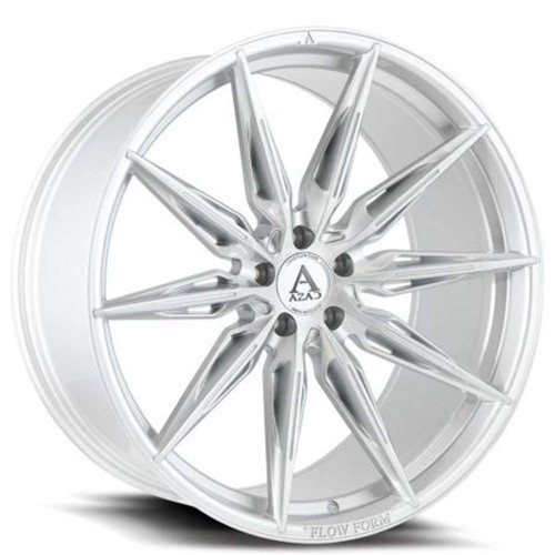 Azad Azff02 Wheels Rims 22x10.5 5x4.5 (5x114.3) Brushed Silver 40 | AZFF02221055114+40BR/S