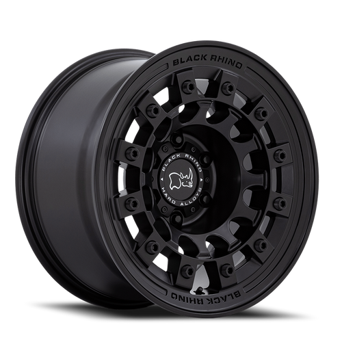 Black Rhino Fuji Wheel 17x8 5x127 Matte Black 38mm - FREE T-SHIRT INCLUDED! | BR004MX17805038