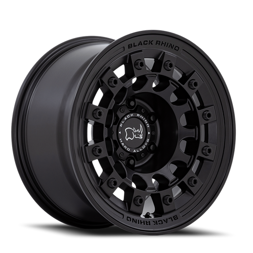 Black Rhino Fuji Wheel 17x8 6x139.7 Matte Black 20mm - FREE T-SHIRT INCLUDED! | BR004MX17806820
