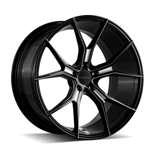 Element® El1225 Wheels Rims 20x8.5 5x112 Black Milled 35 | EL122520855112+35BLACK/MILLED