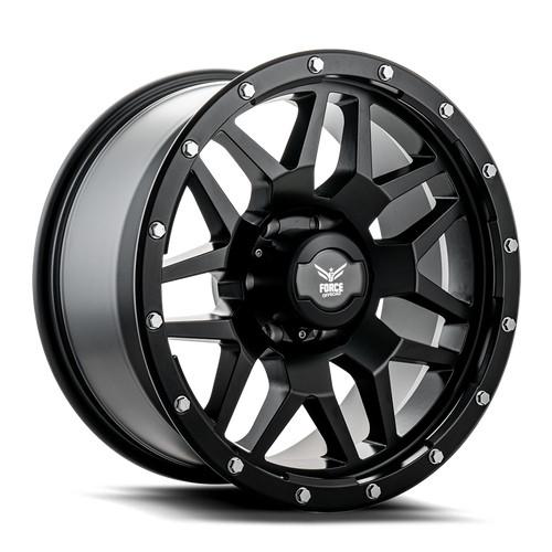 Force Off-Road® F20 Wheels Rims 18x9 6x5.5 (6x139.7) Matte Black -12  | F201896139.7-12MATTEBLACK