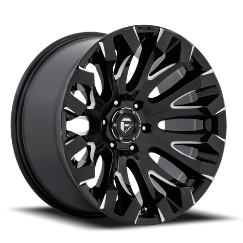 Fuel D828 Quake Wheel 20x9 8x180 Gloss Black Milled 1mm - FREE T-SHIRT INCLUDED! | D82820901850