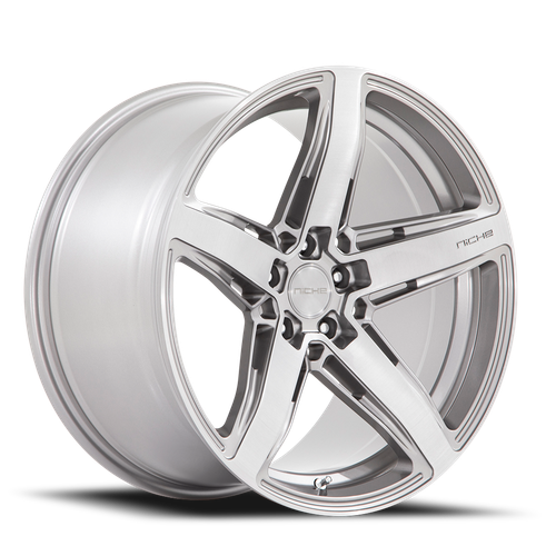 Niche M270 Teramo Wheel 18x8 5x120 Anthracite With Brushed Face 40mm - FREE T-SHIRT INCLUDED! | M270188021+40