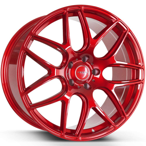 Versus Racing® Vs103 Wheels Rims 18x8.5 5x120 Brushed Red 35 | VS10318855120+35BRUSHEDRED