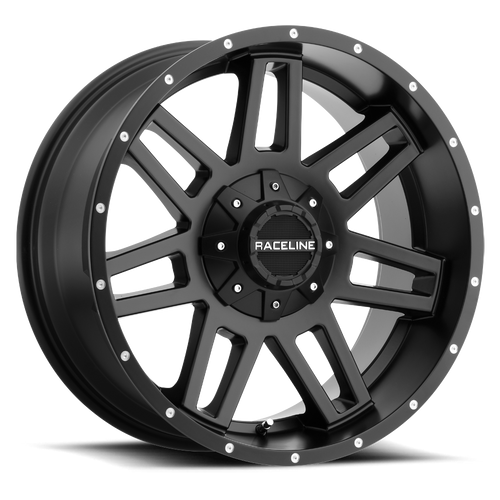 Raceline 931B Injector Wheels Rims 18x9 5x127 5x135 Matte Black 18mm | 931B-89095+18