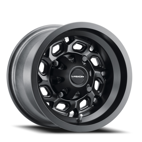 Vision Spyder 361 Atv Utv Wheel 14x7 4x136 Matte Black 3mm | 361-147136MB4