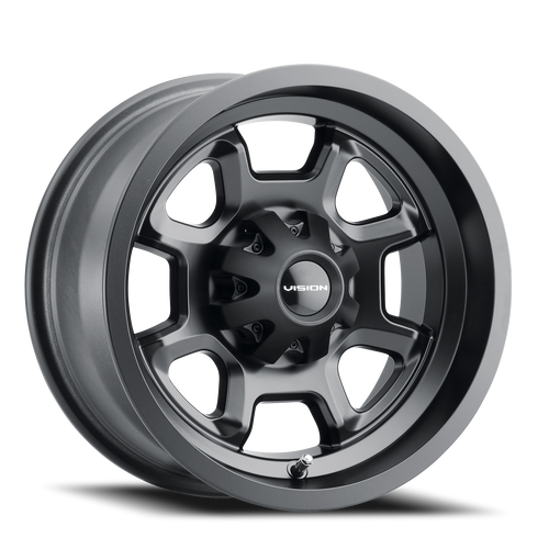 Vision Bomb 415 Atv Utv Wheel 15x7 4x156 Matte Black 38mm | 415-157156MB5.5