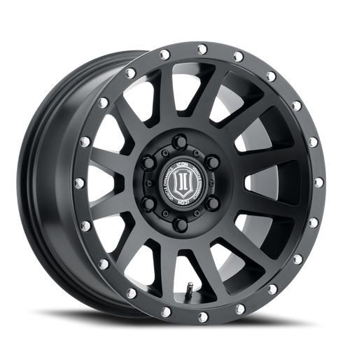 DOORBUSTER PRICING! - Icon Alloys Compression Wheel 17x8.5 6x139.7 Satin Black 25mm | 2017859057SB