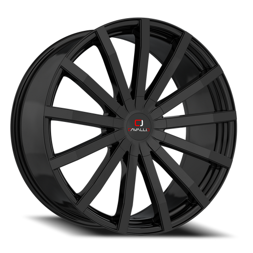 DOORBUSTER PRICING! - Cavallo Clv-52 Wheel 18x8 5x108 & 5x114.3 Gloss Black 35mm | CLV-52188051081143+35GB