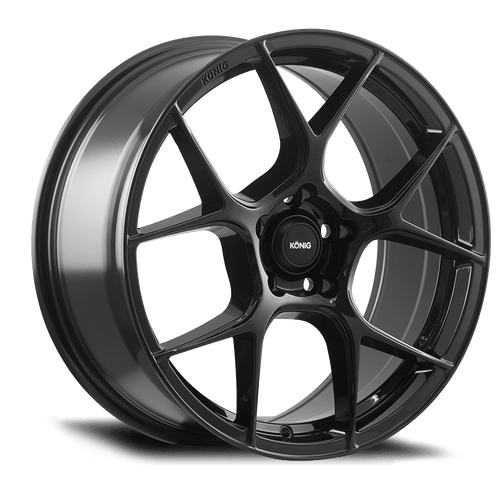 Konig 107Gb Diverge Wheels Rims 17x8 5x114.3 Gloss Black 42mm | 107GB-DG87514425