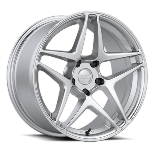 Kansei K15H Astro Wheels Rims 19x9.5 5x114.3 Hyper Silver 12mm | K15H-199512+12