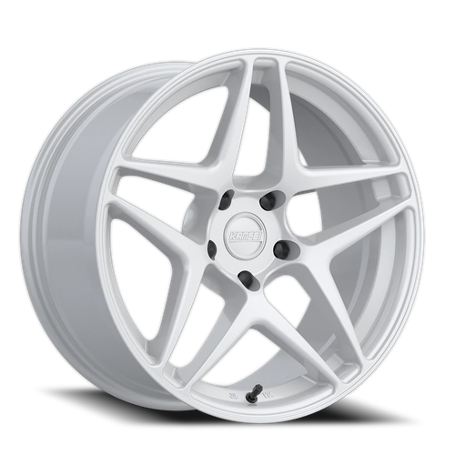 DOORBUSTER PRICING! - Kansei K15W Astro Wheel 19x10.5 5x114.3 Gloss White 22mm - FREE T-SHIRT INCLUDED! | K15W-191512+22