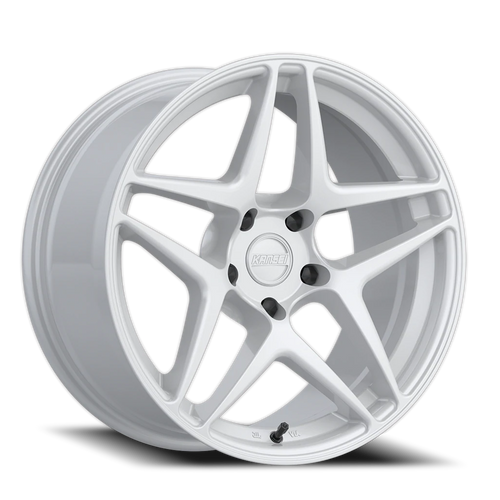 DOORBUSTER PRICING! - Kansei K15W Astro Wheel 19x10.5 5x114.3 Gloss White 35mm - FREE T-SHIRT INCLUDED! | K15W-191512+35