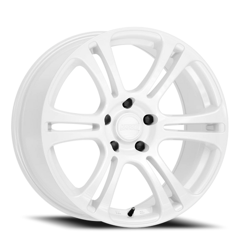 DOORBUSTER PRICING! - Kansei K16W Neo Wheel 18x9 5x114.3 Gloss White 22mm - FREE T-SHIRT INCLUDED! | K16W-189012+22