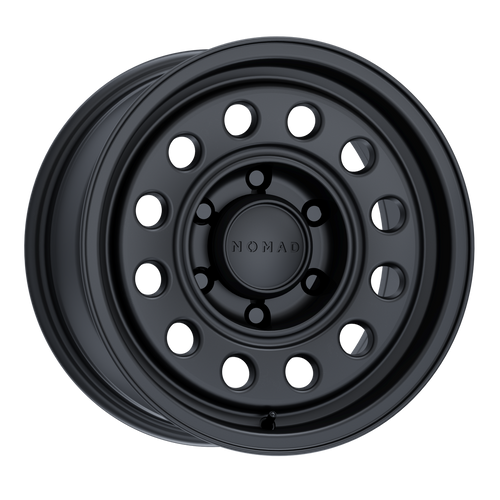 Nomad 501Sb Convoy Wheels Rims 17x8.5 8x170 Satin Black 10mm | N501SB-78581+10