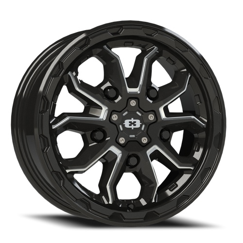 Vision Korupt 410 Wheel 17x7.5 5x160 Gloss Black Milled Spoke 45mm | 410-7775GBMS45