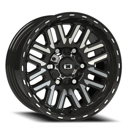 Vision Nexus 348 Wheel 16x8 6x139.7 Gloss Black Machined Face 0mm | 348-6883GBMF0