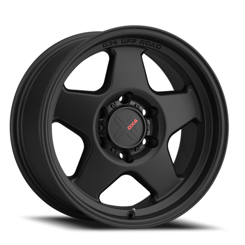 Dx4 Rover Wheel 17x8.5 6x120 Flat Black 0mm | X1978536067BF1