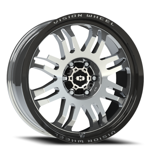 Vision Inferno 409 Wheel 17x8.5 6x139.7 Gloss Black Machined Face 0mm | 409-7883GBMF0