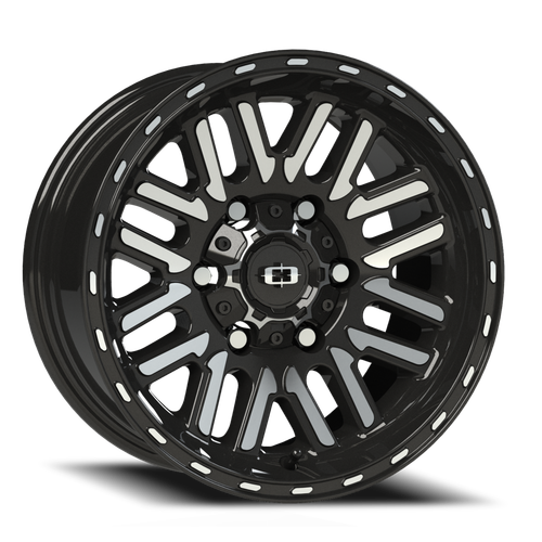 Vision Nexus 348 Wheel 17x8.5 6x135 Gloss Black Machined Face 18mm | 348-7836GBMF18