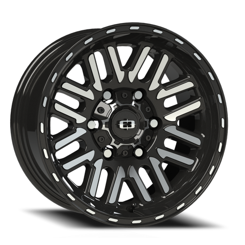 Vision Nexus 348 Wheel 17x8.5 6x139.7 Gloss Black Machined Face 18mm | 348-7883GBMF18