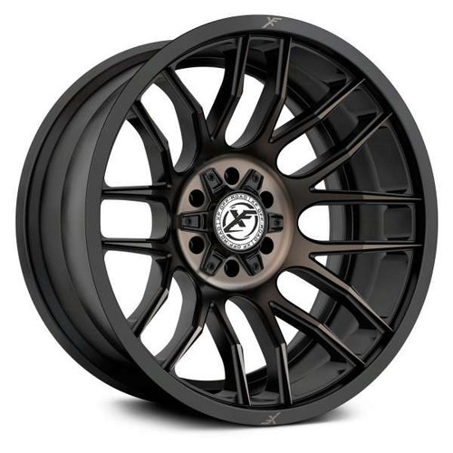 Xf Off-Road XF-232 Wheels Rims 20x10 8x6.5 (8x165.1) 8x170 Black Bronze Machined DDT -12mm | XF-232201081651170-12SBMBRDDT