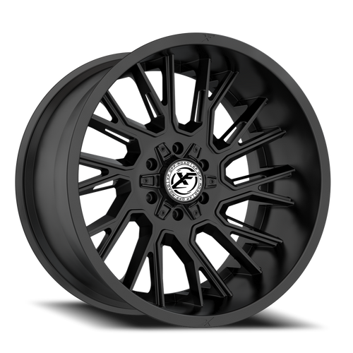 DOORBUSTER PRICING! - Xf Off-Road Xf-230 Wheel 22x12 8x165.1 & 8x170 Satin Black -44mm | XF-230221281651170-44SB