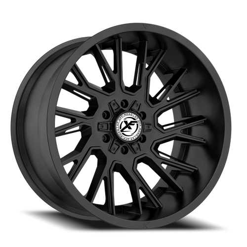 DOORBUSTER PRICING! - Xf Off-Road Xf-230 Wheel 22x10 8x165.1 & 8x180 Satin Black -18mm | XF-230221081651180-18SB