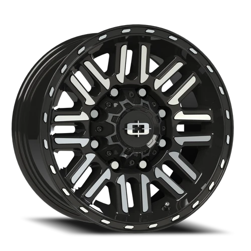 Vision Nexus 348 Wheel 18x8.5 8x170 Gloss Black Machined Face 0mm | 348-8870GBMF0