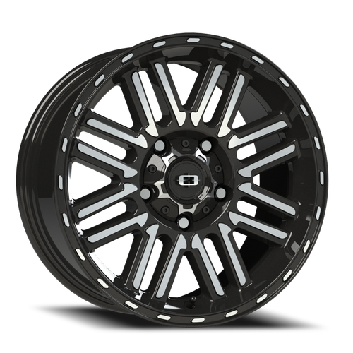 Vision Nexus 348 Wheel 18x8.5 5x114.3 Gloss Black Machined Face 0mm | 348-8865GBMF0