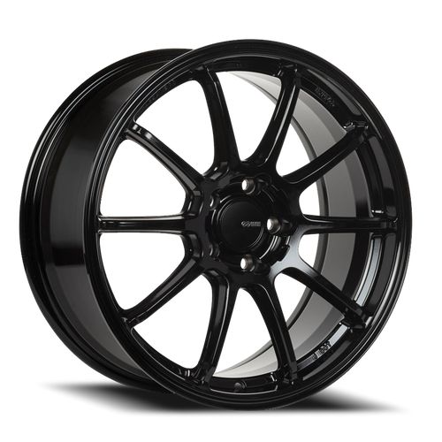 Enkei Triumph Wheel 18x9.5 5x114.3 Gloss Black 38mm - FREE T-SHIRT INCLUDED! | 543-895-6538BK