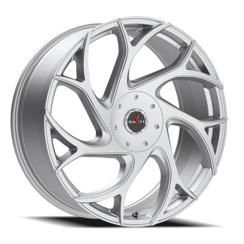 DOORBUSTER PRICING! - Ignite G02 Inferno Wheel 24x8.5 5x112 & 5x115 Silver 35mm - FREE T-SHIRT INCLUDED! | G0248550235S