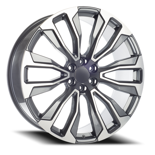 DOORBUSTER PRICING! - Replica1 Rp29 Wheel 22x9 6x139.7 Gunmetal Machined 28mm | RP-29229G639+28GMM