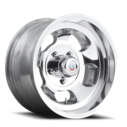 Us Mags U101 Indy Wheel 15x8 5x120.65 High Luster Polished -12mm - FREE T-SHIRT INCLUDED! | U10115806140