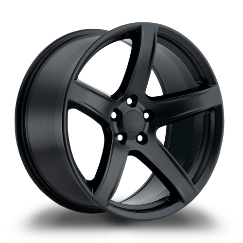 Replica R81002F Wheels Rims 20x9.5 5x115 Black 18mm | 81002F2095511518SB