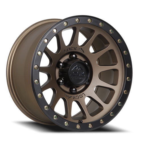 DOORBUSTER PRICING! - Lock Offroad Yosemite Wheel 20x9 6x135 Matte Desert Bronze w/ Matte Black Ring 18mm - FREE T-SHIRT INCLUDED! | YOSEMITE-2963MRMBR