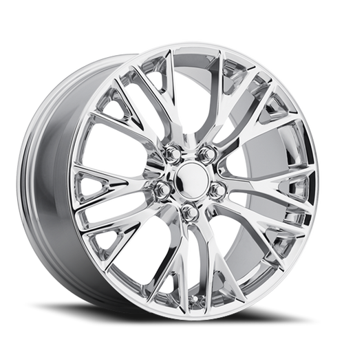 DOORBUSTER PRICING! - Factory Reproductions Fr 22 - C7 Zo6 Corvette Replica Wheels Wheel 18x8.5 5x120.65 Chrome 56mm - FREE T-SHIRT INCLUDED! | 22885563401