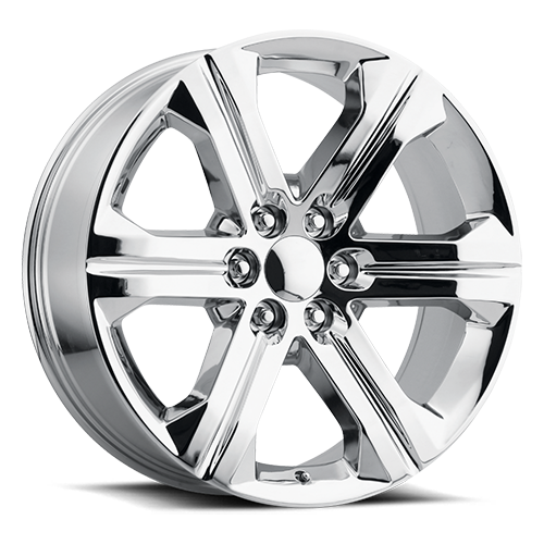 DOORBUSTER PRICING! - Factory Reproductions Fr 47 - Gmc Sierra Replica Wheels Wheel 22x9 6x139.7 Chrome 24mm - FREE T-SHIRT INCLUDED! | 47290246501