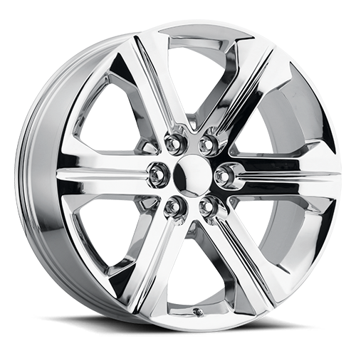 DOORBUSTER PRICING! - Factory Reproductions Fr 47 - Gmc Sierra Replica Wheels Wheel 24x10 6x139.7 Chrome 30mm - FREE T-SHIRT INCLUDED! | 47410306501