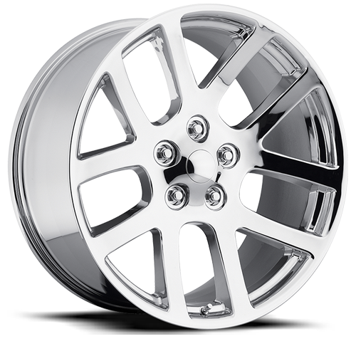 DOORBUSTER PRICING! - Factory Reproductions Fr 60 - Ram Truck Srt10 Replica Wheels Wheel 24x10 5x139.7 Chrome 25mm - FREE T-SHIRT INCLUDED! | 60410255501