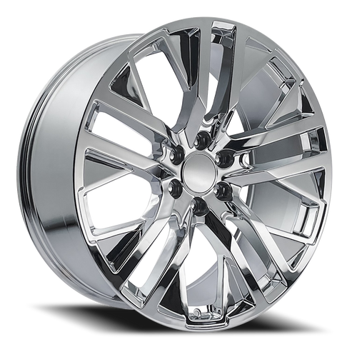 DOORBUSTER PRICING! - Factory Reproductions Fr 96 - Gmc Carbonpro Replica Wheels Wheel 22x9 6x139.7 Chrome 28mm - FREE T-SHIRT INCLUDED! | 96290286501