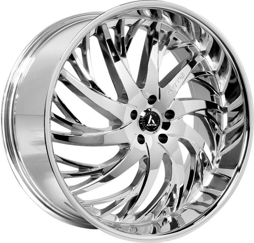 Lexani Decatur A202 Custom Drilled Wheel Blanks Rims 26x10 Chrome Custom Offset | A202-2610-00-00C