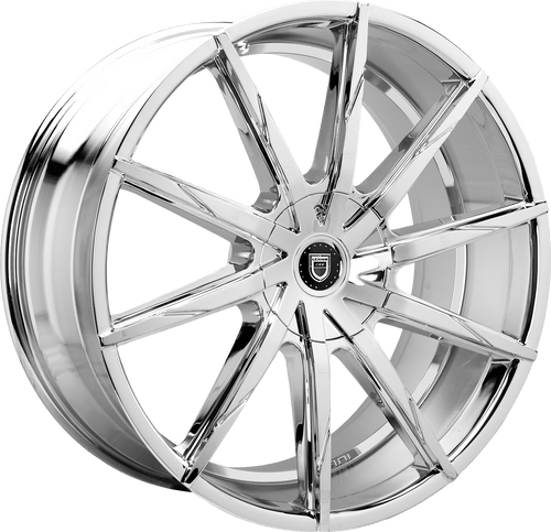Lexani Css-15 Custom Drilled Wheel Blanks Rims 24x9 Chrome Custom Offset | CSS15-2490-00-15C